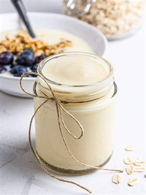 Homemade Oat Milk Yogurt Recipe | Foodaciously