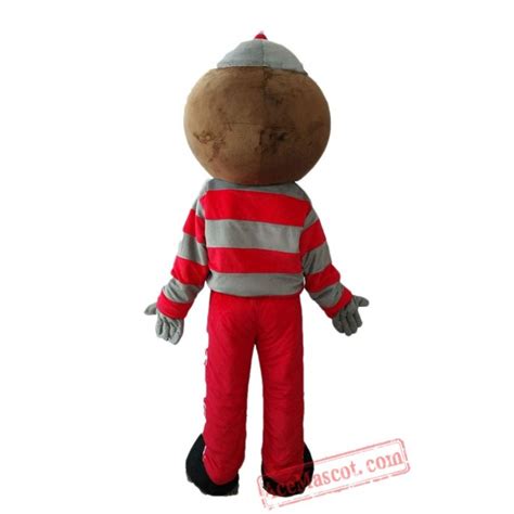 Brutus Mascot Costume Adult Brutus Buckeye Costume