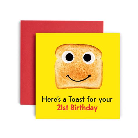 Buy Huxters 21st Birthday Card – Funny Birthday Cards for Women and Men ...