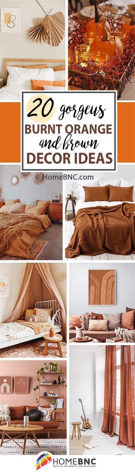 20 Best Burnt Orange and Brown Home Decor Ideas for 2021