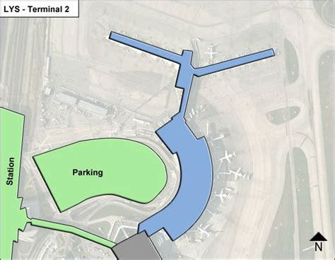 Lyon Exupery Airport Map | LYS Terminal Guide