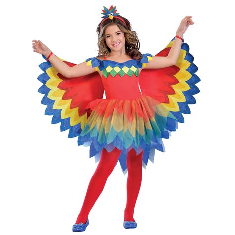 Pretty Parrot Fairy Costume - Age 3-4 Years - 1 PC : Amscan International