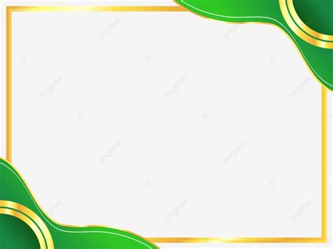 Blank Golden Green Certificate Frame Vector, Certificate, Graduation, Certificate Frame PNG and ...