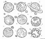 11 Planets Coloring Pages sketch template