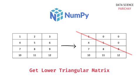 Numpy - Get the Lower Triangular Matrix (With Examples) - Data Science Parichay