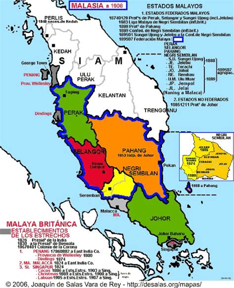 Hisatlas - Map of Malay Peninsula 1826-1908