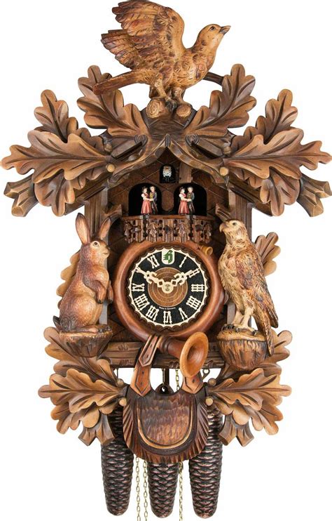 Horloge coucou traditionnelle mouvement 8-jours 52cm de Hönes | Cuckoo clock, Clock, Cuckoo ...