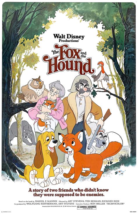 The Fox And The Hound (1981) Feature Length Theatrical Animated Film