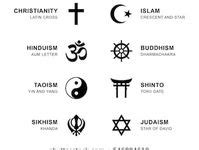 All religious symbols