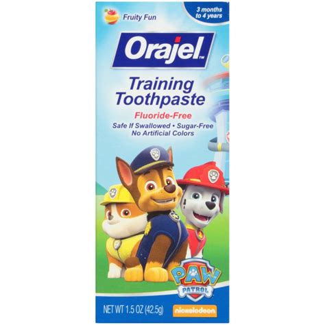 Orajel Kids Elmo Training Toothpaste Fluoride-Free, Toothbrush, Toothpaste 1oz; #1 Pediatrician ...