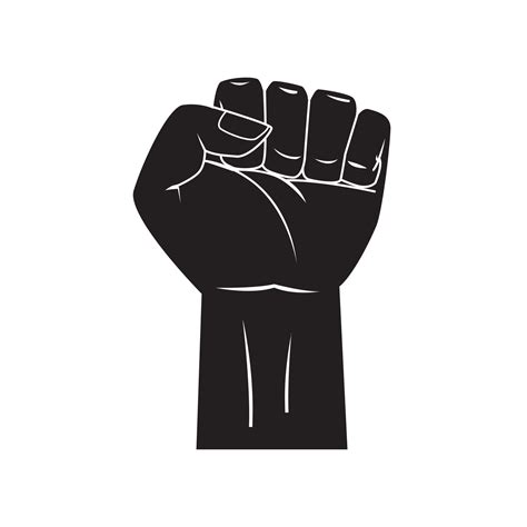 Strong Hand black symbol illustration 20122715 Vector Art at Vecteezy