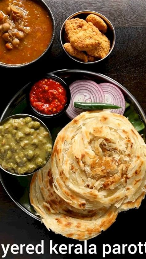 parotta recipe | kerala paratha recipe | malabar paratha recipe [Video ...