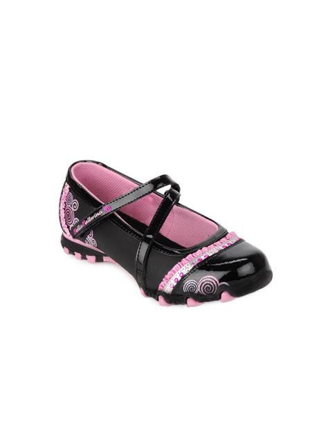 Buy Skechers Girls Black Bella Ballerina Flats - Casual Shoes for Girls 122897 | Myntra