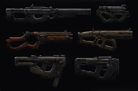 ArtStation - Cyberpunk Guns