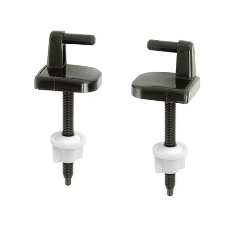 Bemis Replacement Toilet Seat Hinges - Black