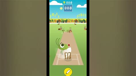 Cricket Game | snails cricket game | Google's Cricket Doodle #shorts # ...