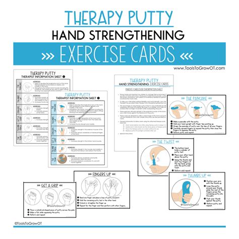 Hand Therapy Putty Exercises | Blog | Tools To Grow, Inc. Therapy Putty ...