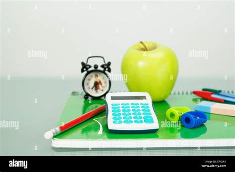 Back to school supplies Stock Photo - Alamy