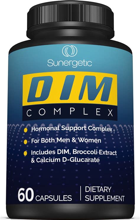 Premium DIM Supplement–Includes 150mg of DIM (diindolylmethane ...