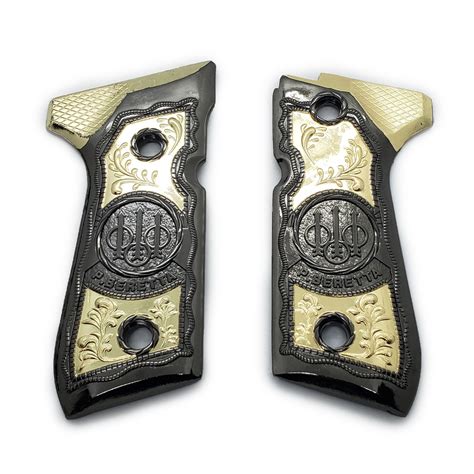 Custom Beretta GRIPS 92/96 Series 92F, 92FS, M9, 96 Black Gold – Grips America