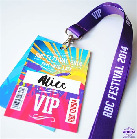 Corporate Event Festival Style Lanyards