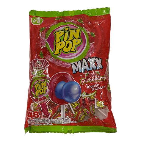 Pin Pop Maxx – Strawberry – Awesome Sweets & Goodies