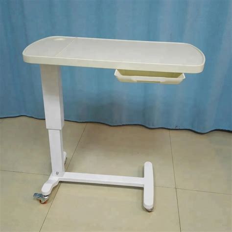 Hospital Overbed Table With Drawer