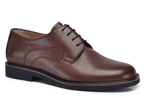 Genuine Leather Brown Men's Casual Shoes -8307-