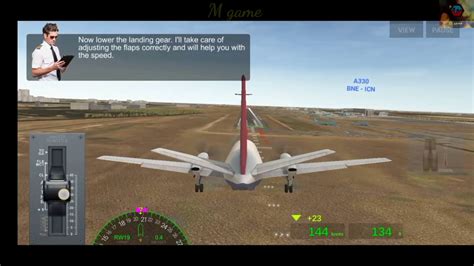 Airline commander -A riyal flight experience game play with M game #2 - YouTube