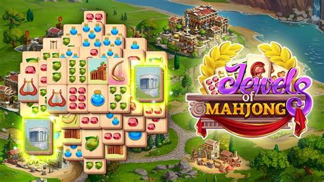 Jewels of Mahjong: Match tiles to restore the city, February 2020 - YouTube