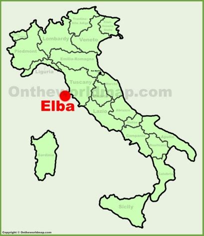 Elba Map | Italy | Maps of Elba Island