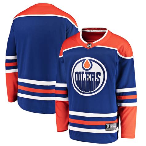 Men's Edmonton Oilers Fanatics Branded Royal Alternate - Breakaway Jersey