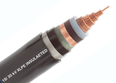 Single Core XLPE Insulated Medium Voltage Power Cables 18/30 KV Nominal Voltage