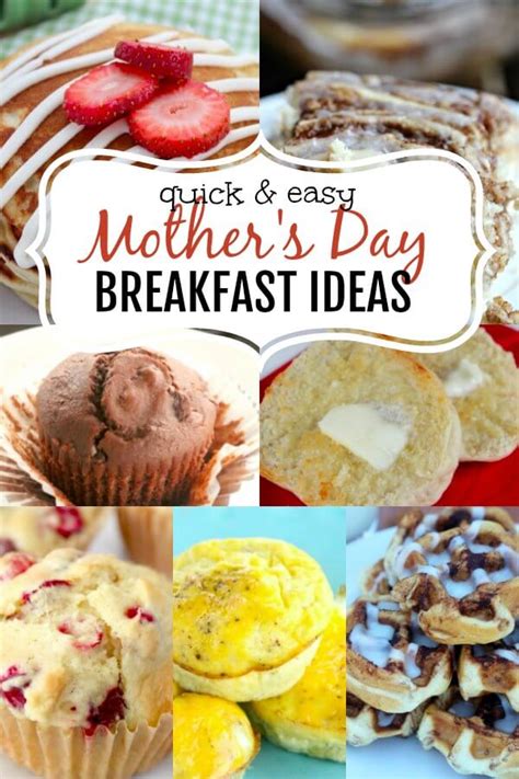 Easy Breakfast in bed ideas for Mother's Day -Mothers day breakfast ideas