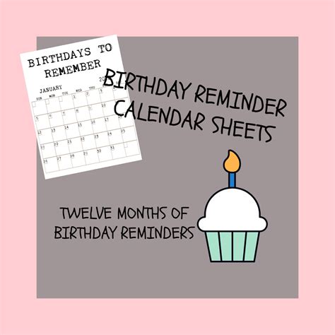 Google Calendar Birthday Reminders