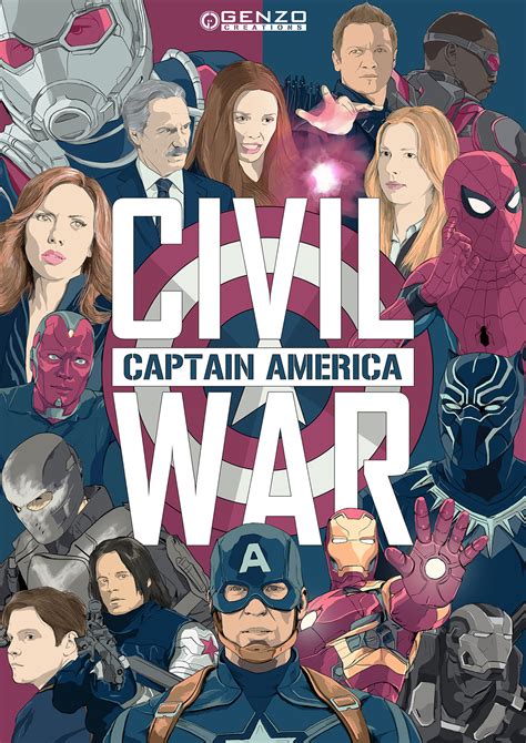 Captain America Civil War POSTER :: Behance