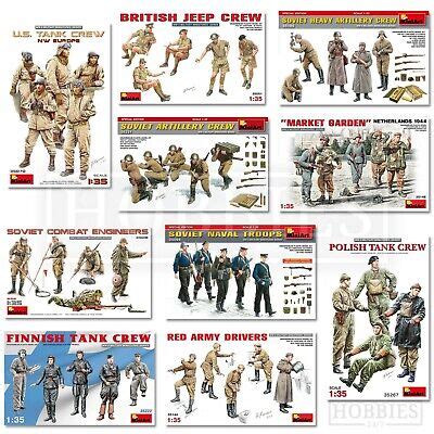 Miniart Figures 1/35 Scale WW2 US Soviet British Tank Crew Troops Uniform Kits | eBay