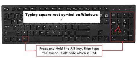 How to type Square Root Symbol on Keyboard [√] + Shortcuts - How to Type Anything