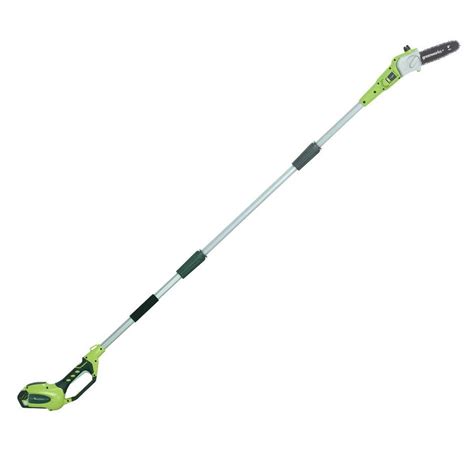 Greenworks 40-volt Lithium Ion 8-in Cordless Electric Pole Saw (Battery Included) at Lowes.com