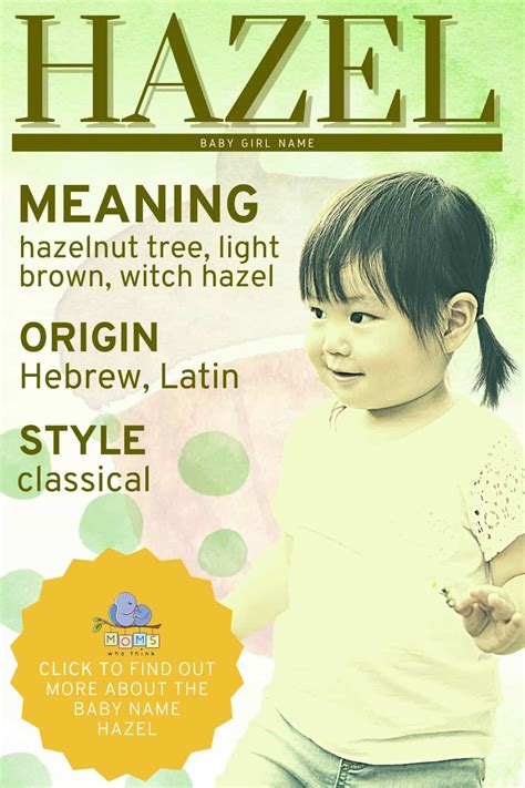 Hazel Name Meaning & Origin | Middle Names for Hazel