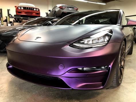 Tesla Model 3 Purple 4 | Tesla model, Tesla, Tesla car