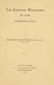 Kentucky and Virginia resolutions of 1798 | Open Library