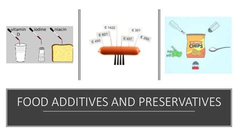 Food additives and preservatives