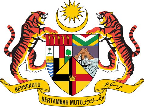 Coat of arms of Malaysia if the status of Sabah and Sarawak within ...