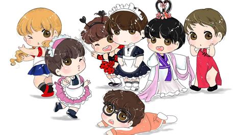 [100+] Bts Chibi Wallpapers | Wallpapers.com