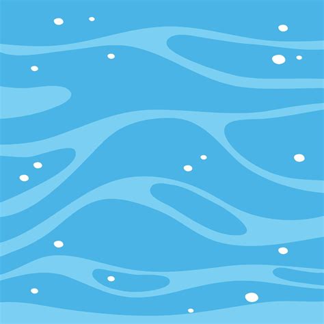 Blue water surface template in cartoon style 2288516 Vector Art at Vecteezy