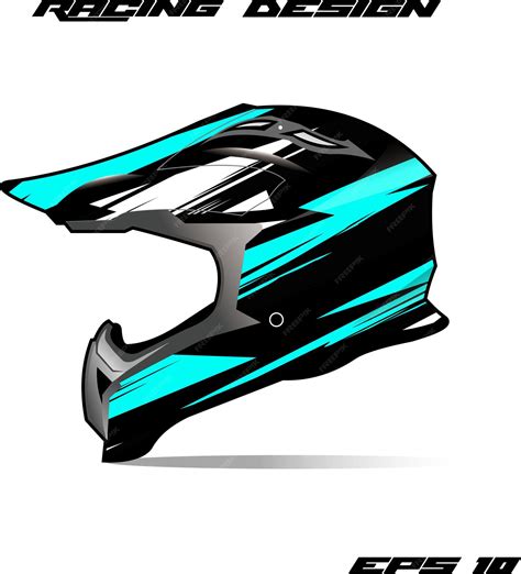 Premium Vector | Racing sport helmet wrap sticker and vector vinyl ...