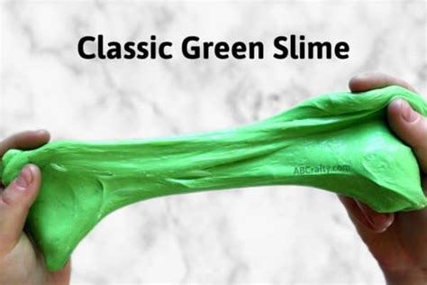 Green Slime - How to Easily Make Classic Green Slime - AB Crafty