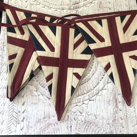 Heavyweight Cotton Union Jack Bunting | Union Jack Bunting Flags Swags ...