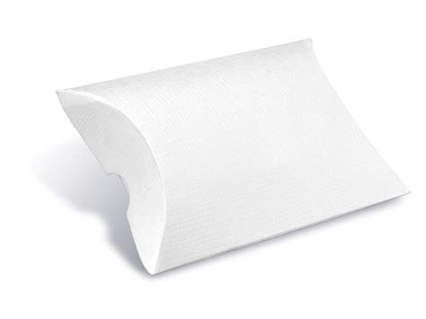 Flat Pack Pillow Box White Pack of 10 - cooksongold.com